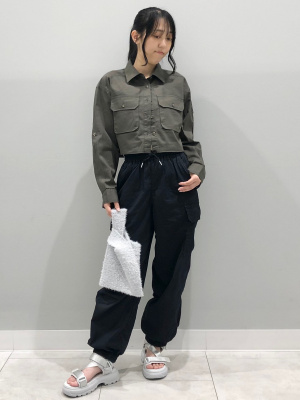 as\"on ブラック パンツ Sサイズ 2023SS】 Sasquatchfabrix. (サスクワァッチファブリックス
