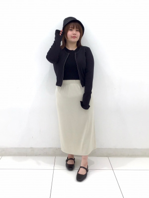 専用商品 GU公式 | リブナロースリットミディスカート+EC(丈短め76.0-80.0