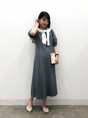 楽天市場】ワンピース 夏 レディース 前後 2way 配色 ステッチ