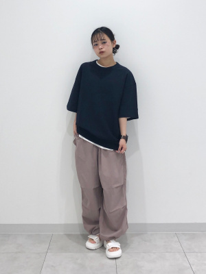 GU公式 | パラシュートパンツ(セットアップ可能)