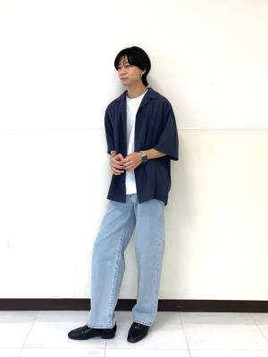 GU公式 | バギージーンズ(丈標準72.0cm)(セットアップ可能)