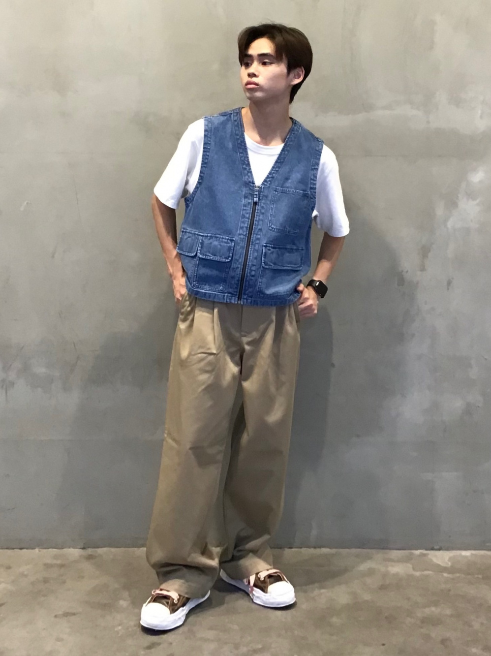 trotro75zz　フォロー、おまとめ割 Cotton Crew-Neck T-Shirt(S)」| GU的穿搭理念