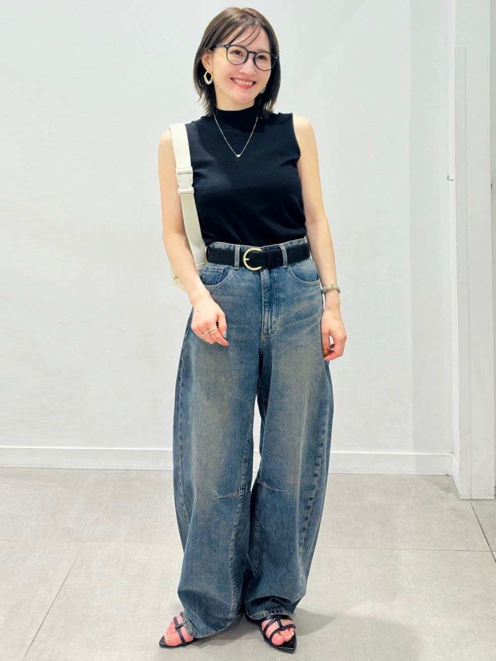 メッシュT(ノースリーブ)、ブラフィールリブチューブトップ」の