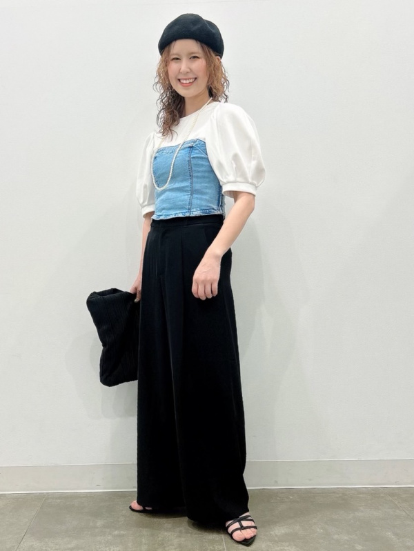 うっこ ボリュームスリーブT(5分袖)Z（レディース）の着用コーディネート一覧