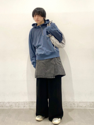 GU ユニクロ　パンツ　トップス　セットアップ GU公式 | ウォッシャブルストレートパンツZ+EC(丈長め