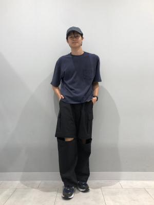 GU公式 | ウォッシュドワイドクロップドT(5分袖)