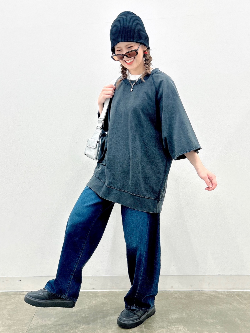 連絡用 GU公式 | スリムテーパードアンクルジーンズ(丈標準65.0～69.0cm)