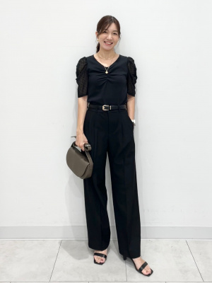 GU公式 | 布帛コンビネーションT(5分袖)Z+E