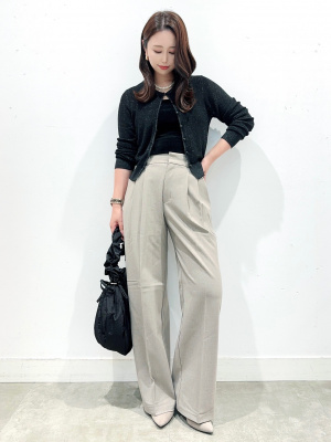 しゅう１。 GU公式 | シアーラメショートカーディガンZ+E