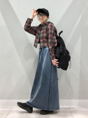 GU公式 | フランネルショートシャツ