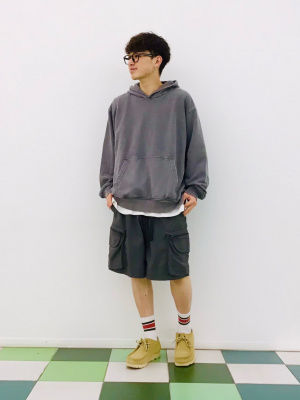 GU公式 | ナイロンカーゴショーツ(セットアップ可能)