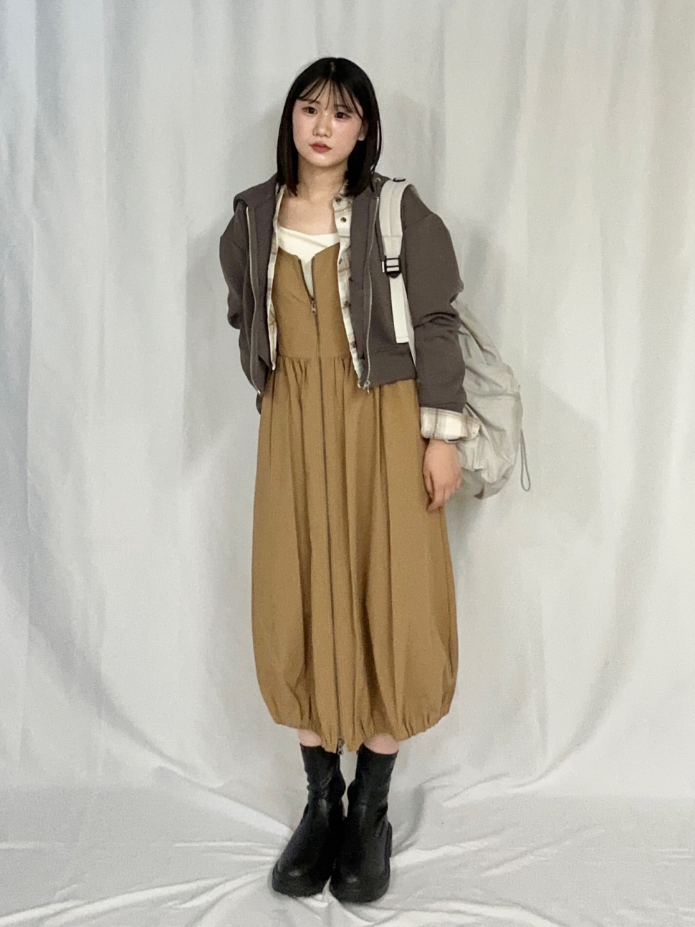 shu mi グラデーションハイネックワンピース AZUL BY MOUSSY | カップツキキャミワンピース (ワンピース(ミニ