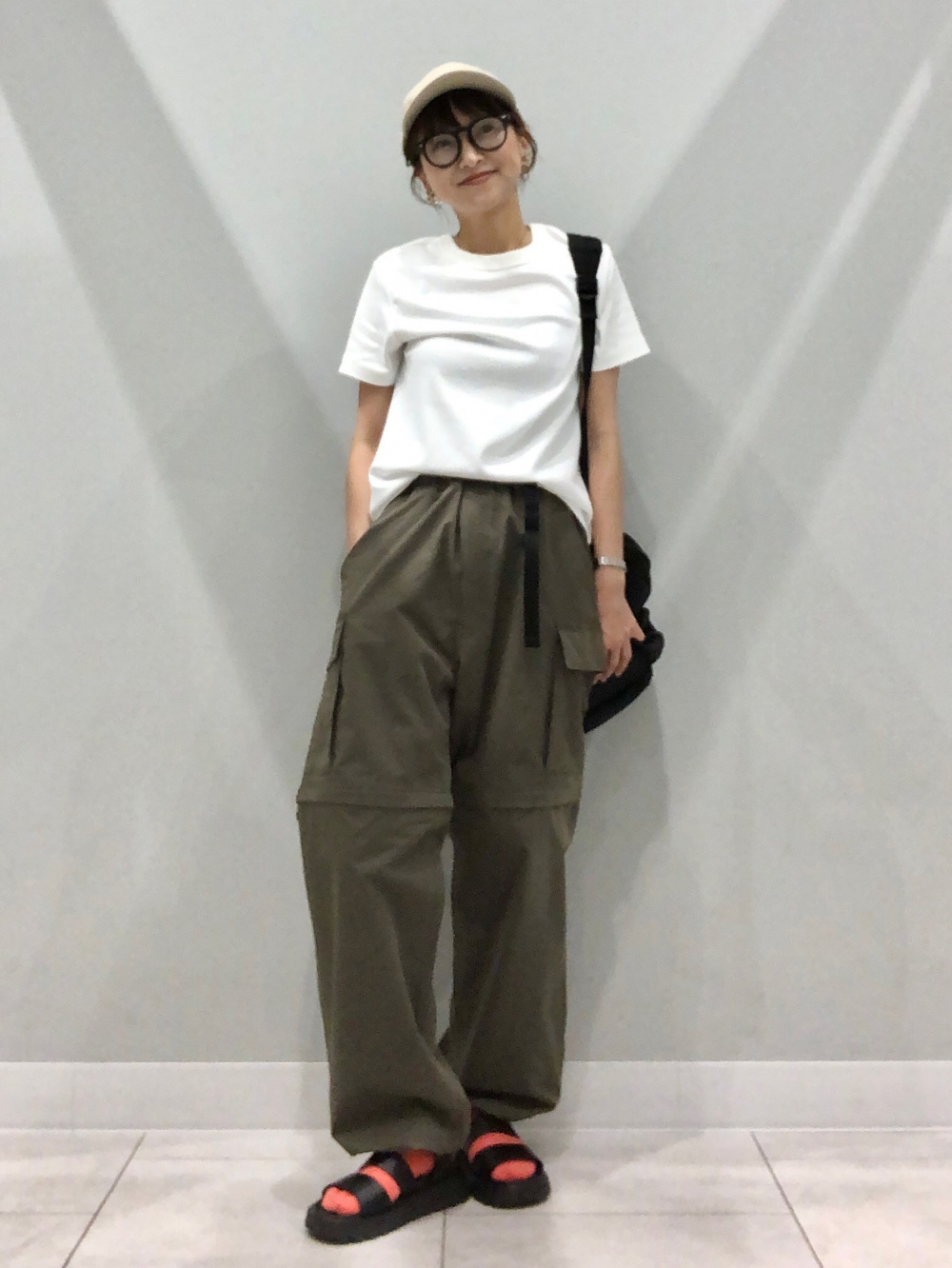 透かし編みカーディガン(長袖)、リネンブレンドバックオープン