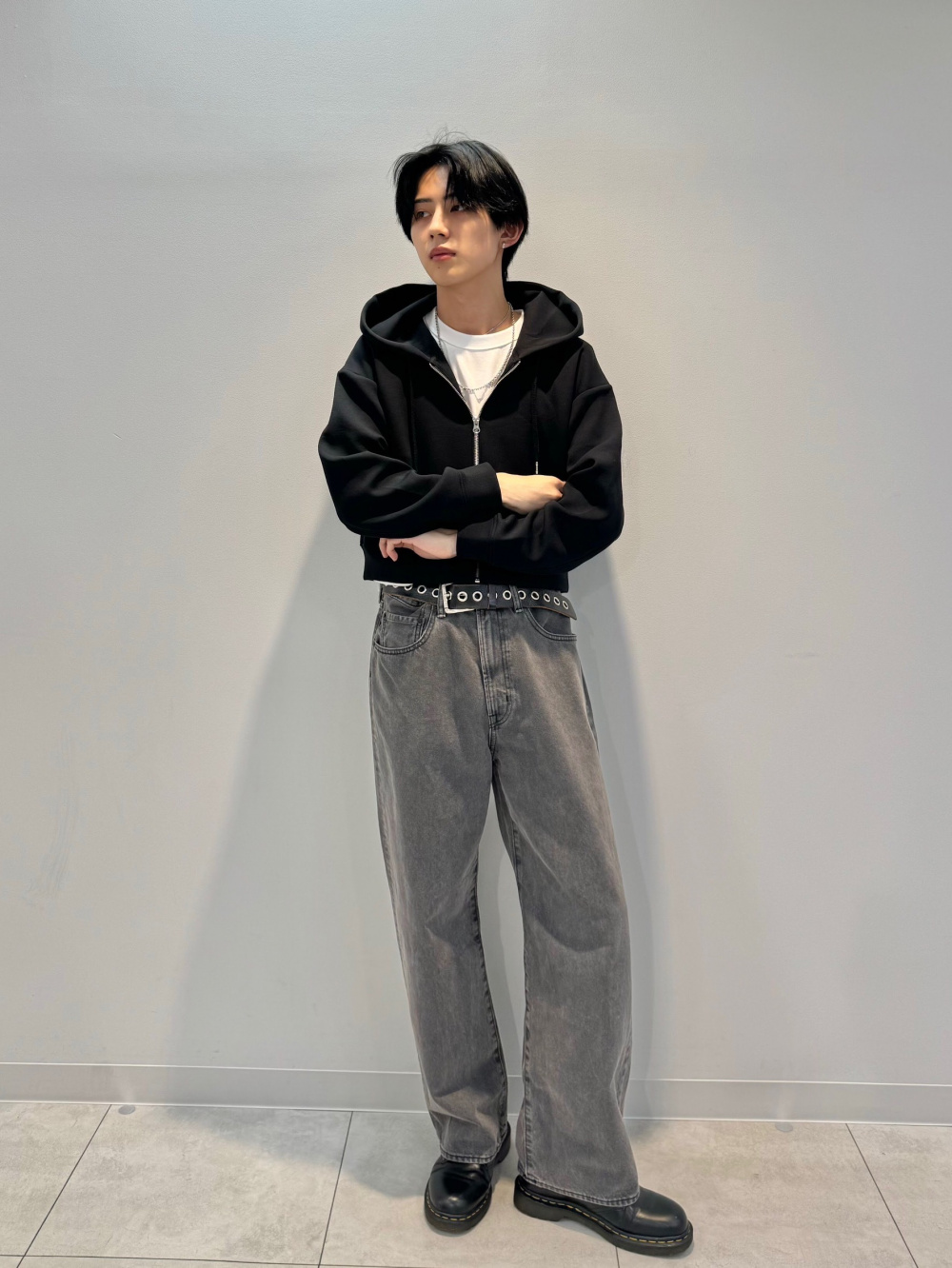 @@プロフ必読　２點 Puff Knit Half-Zip Pullover」| GU的穿搭理念