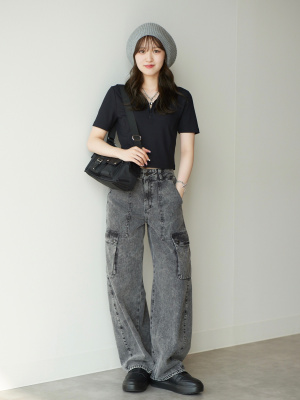 GU公式 | ハーフジップT