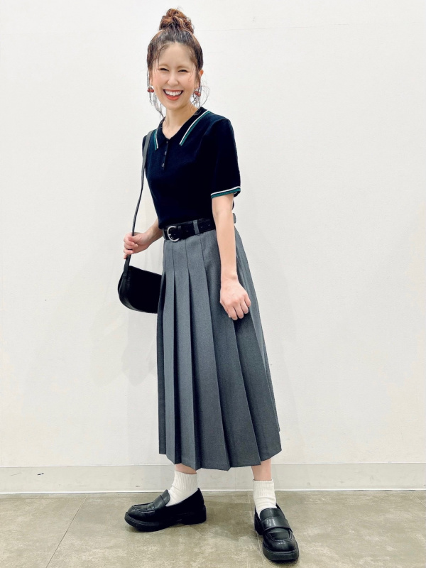 ZARA ライトブルー プリーツ スカート SIZE S - メルカリ