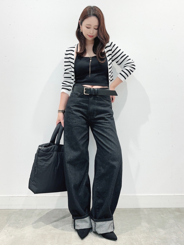 るう ページ （order.7） GU公式 | バレルレッグジーンズ+EC(丈長め78.5cm)