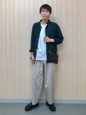 GU公式 | ツイルシャツ+EC