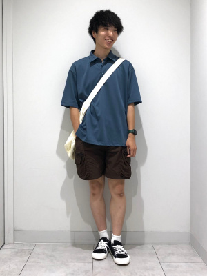 GU公式 | ナイロンカーゴショーツ(セットアップ可能)