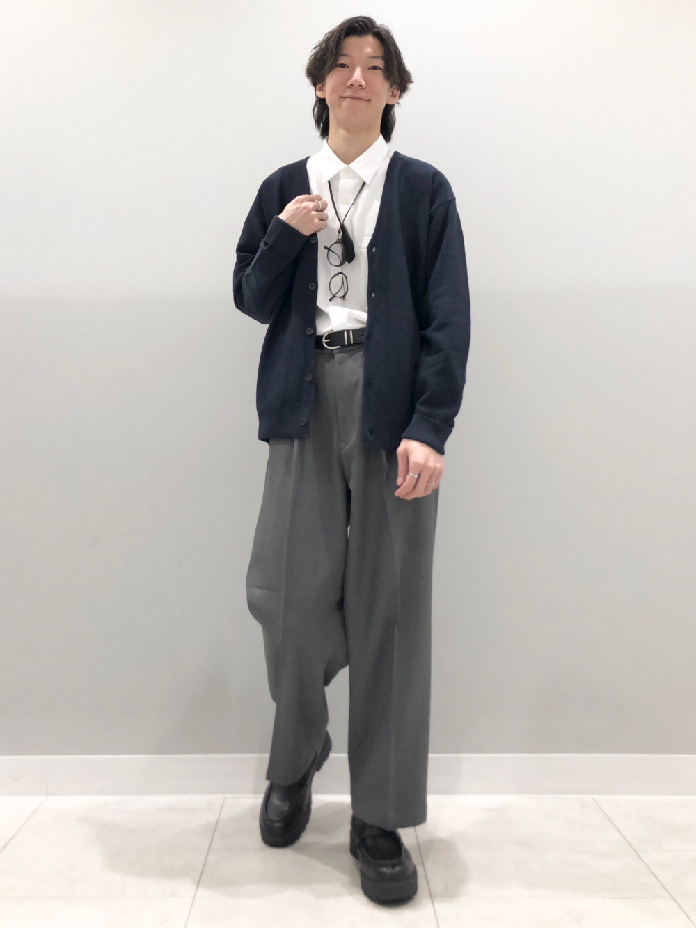 ソフトコットンタートルネックT(長袖)、ウォッシャブルテーラード