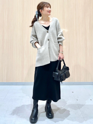 GU公式 | 2ピースカーディガンセットワンピース