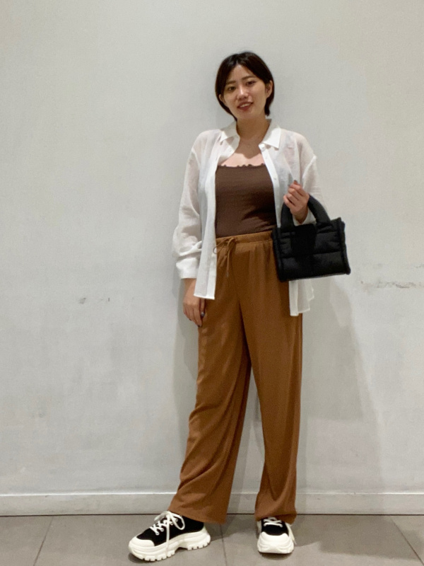 ブラフィールシャーリングクロップドチューブトップ（レディース）の