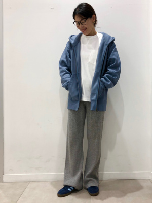 GU公式 | ケーブルニットパンツ(セットアップ可能)