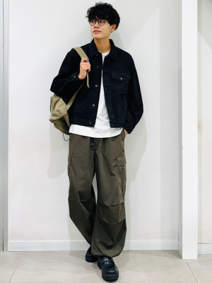 『未使用品』 TARGET 80-240 GU公式 | デニムジャケット(セットアップ可能)