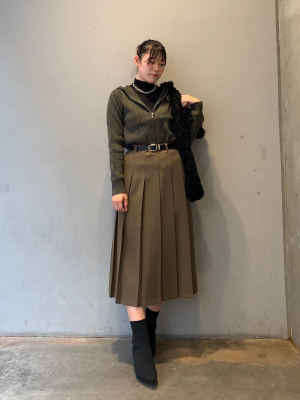 GU公式 | ケーブルフルジップパーカ(セットアップ可能)