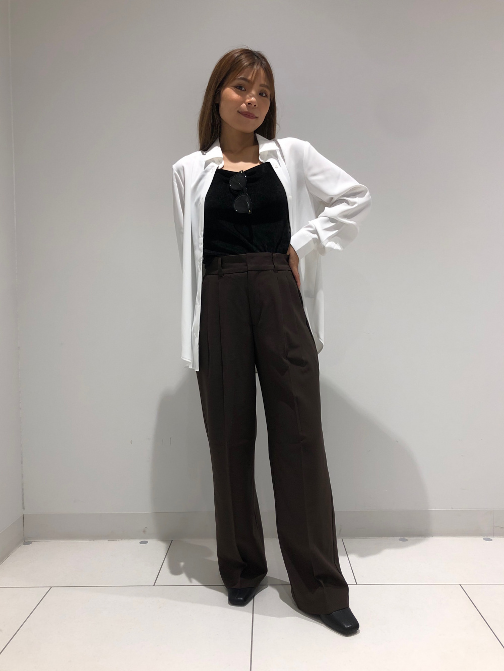 韓国スタイル 綺麗め ドレープ 長袖 シャツ 2色 ユニセックス 楽天市場】2カラー レディース ドレープブラウス 韓国レディース
