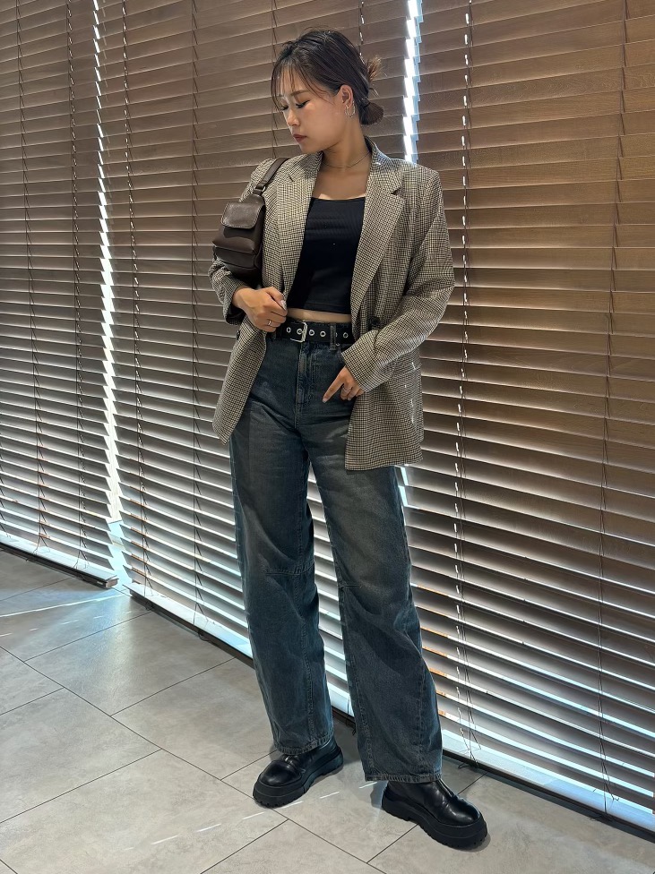 JEAN PAUL GAULTIERリブ編みダークブラウンカーディガン 48 別注』PENNEYS×DOORS THE FOX Vネックカーディガン[DR37-12H719