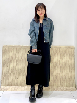 GU公式 | デニムジップアップブルゾン(セットアップ可能)