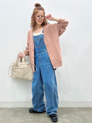 【美品/廃盤】senelier サロペット ペインターオーバーオール ネイビー 美品/廃盤】senelier サロペット ペインターオーバーオール ネイビー