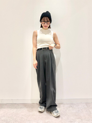 GU公式 | ミニハイネックセーター(ノースリーブ)Z