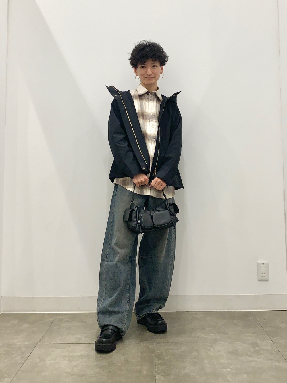 ブラッシーニットスキッパーポロシャツ、フランネルシャツ
