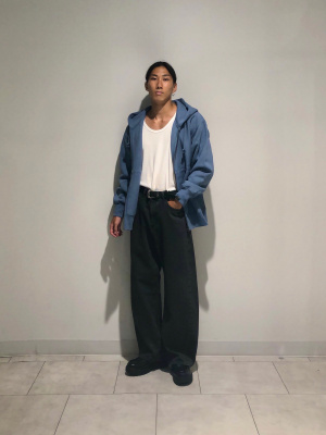 GU公式 | コットンカラーリブタンクトップ