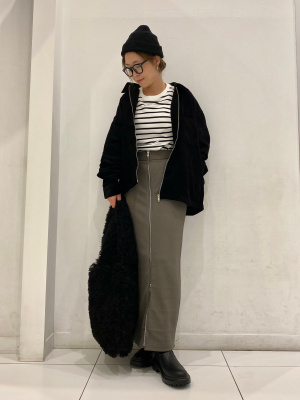 DIESELブラックロングスカート ジッパー付き DIESEL - ジッパー付き ロングスカートの通販 by にゃん's shop