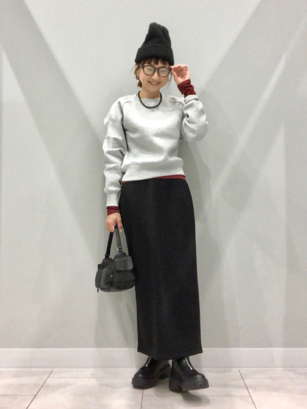 ストレッチリブUネックT(12分袖)(ウォーム)、ブラッシーニットV ストレッチリブUネックT(12分袖)(ウォーム)、ブラッシーニットV