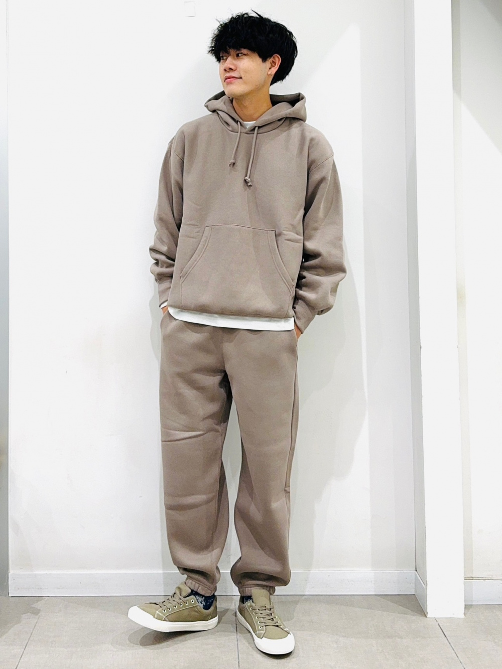 くうちゃん✕2 デニムツータックバギースラックス(丈標準71.0～75.0cm