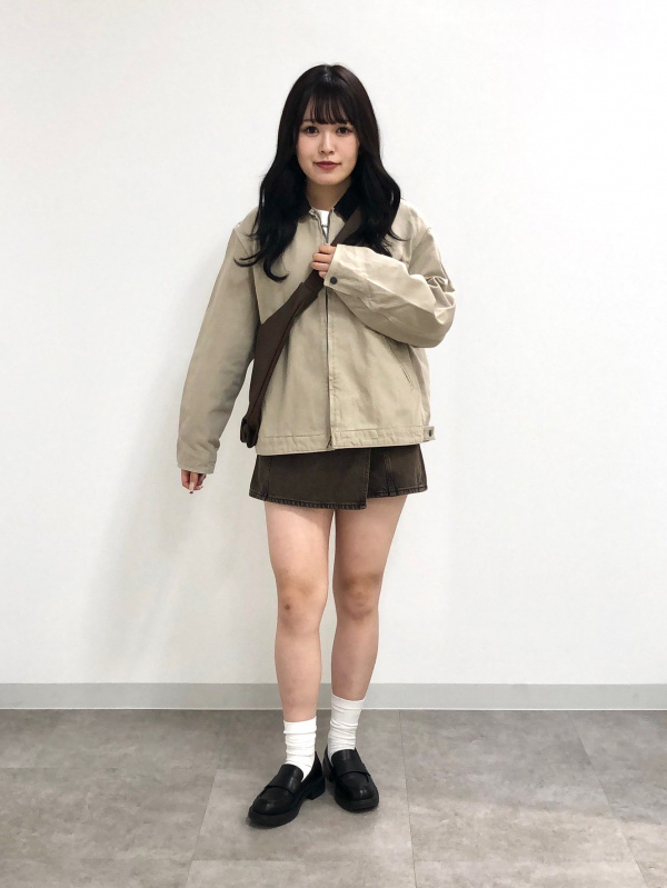 GU公式 | ウォッシュドコットンワークジャケット