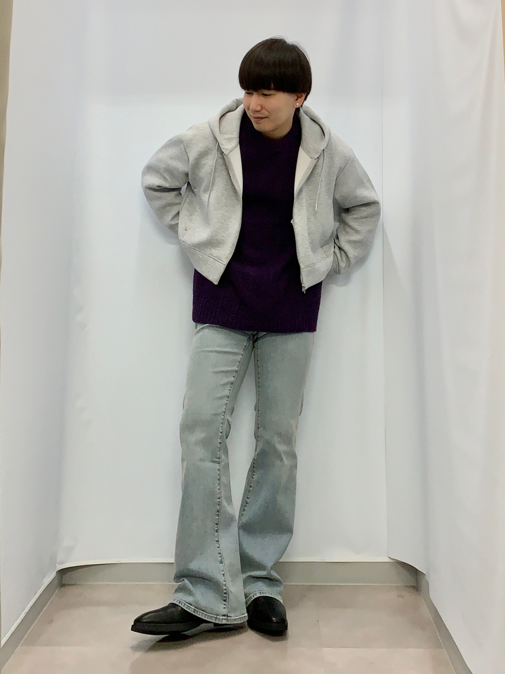 EXAMPLE ペイズリー カーディガン エグザンプル ジャケット