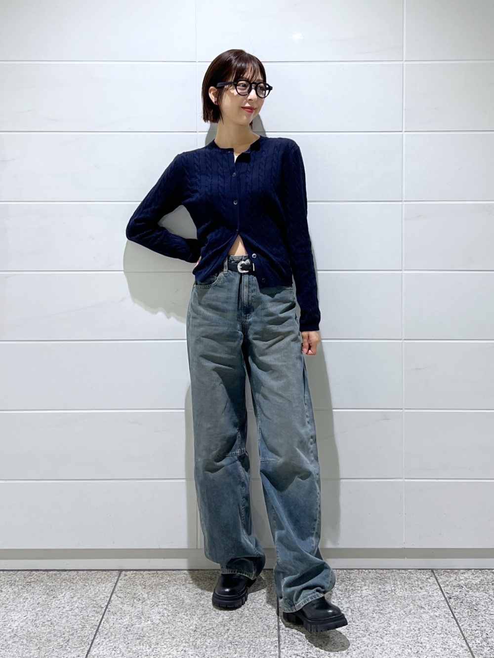 バレルレッグジーンズA+EC(丈長め81.0cm)(セットアップ可能