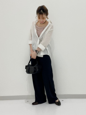 GU公式 | ドレープシャツ(長袖)