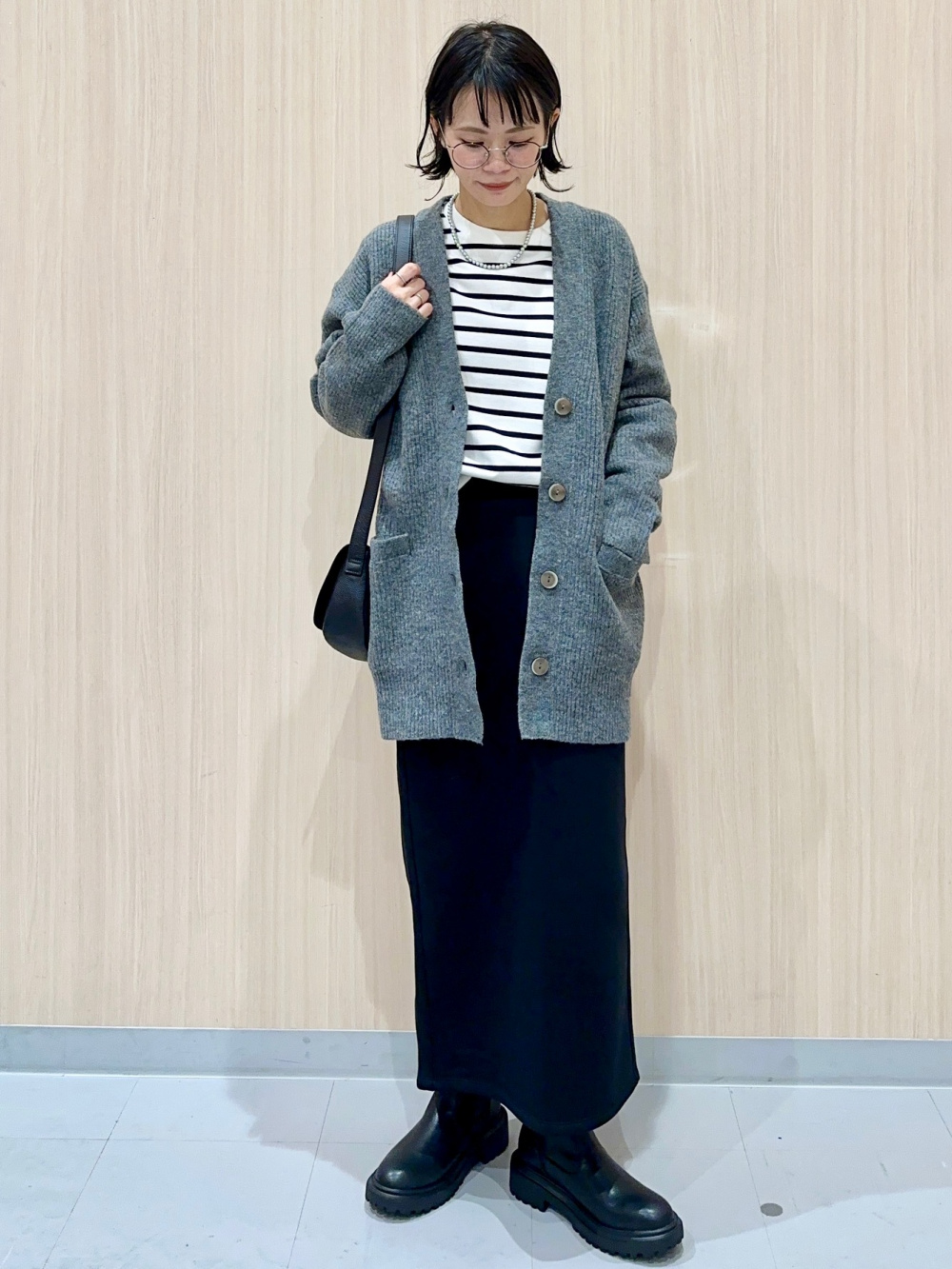 ケーブルカーディガン UNDERCOVER、ジップポケットシャツ