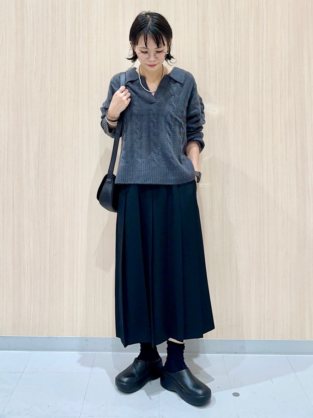 スウェットロングスカートコーデ | FITTING LOG