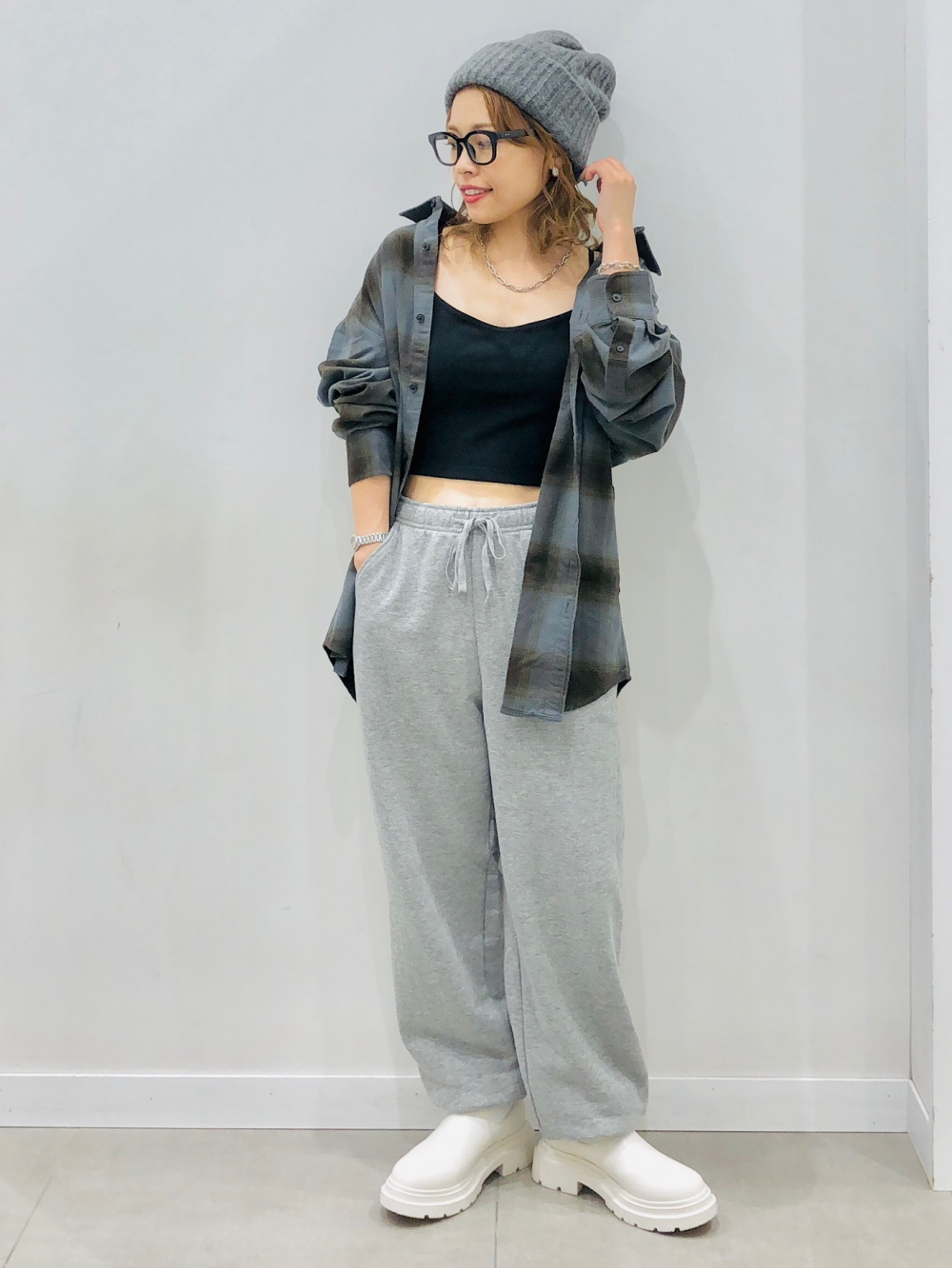 ヘビーウェイトスウェットナロースカート(24年商品)(丈標準82.5～89.5