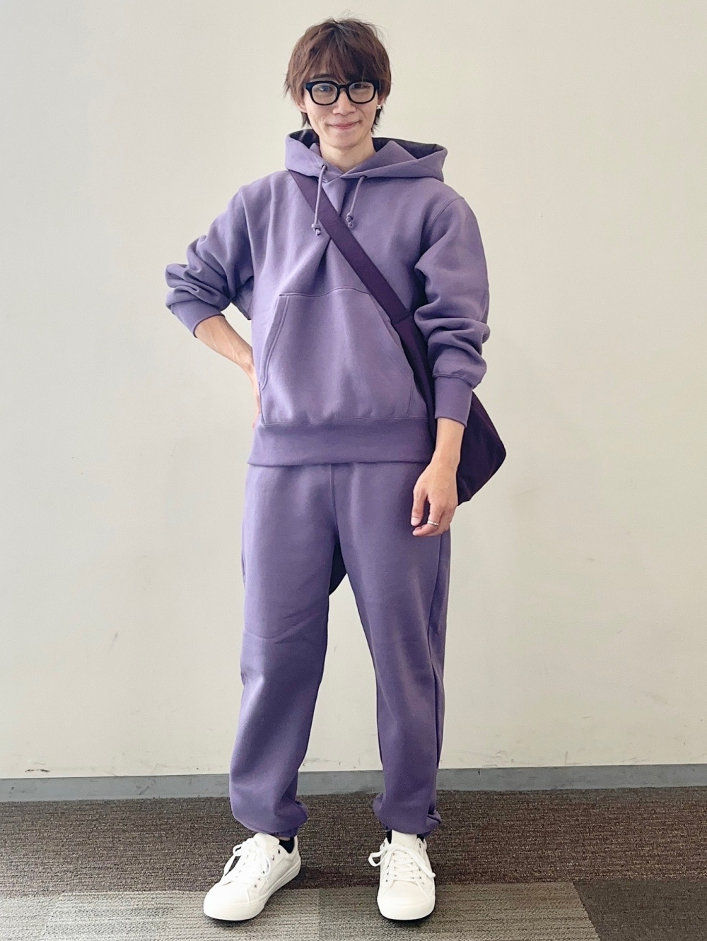 ヘビーウェイトスウェットワイドイージーパンツ(丈標準69.0～73.0cm