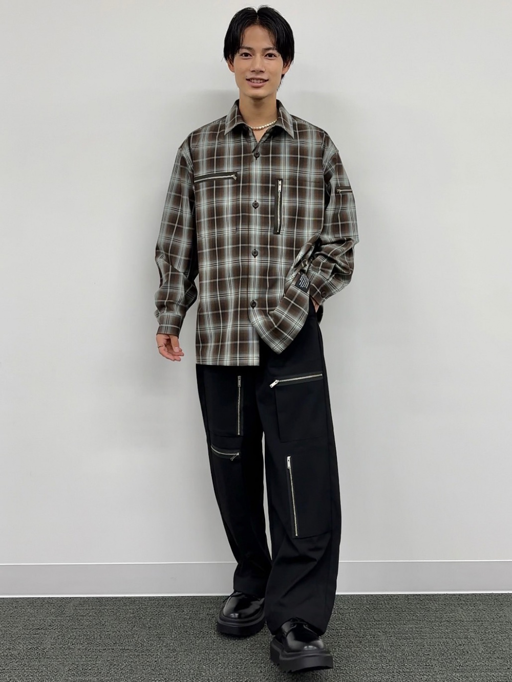 ジップポケットシャツ UNDERCOVER、ジップポケットパンツ UNDERCOVER  