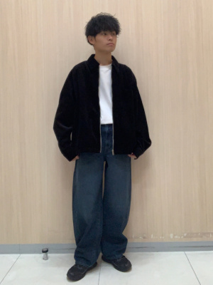 ミュージック gu..... GU公式 | コーデュロイジップアップシャツ(セットアップ可能)