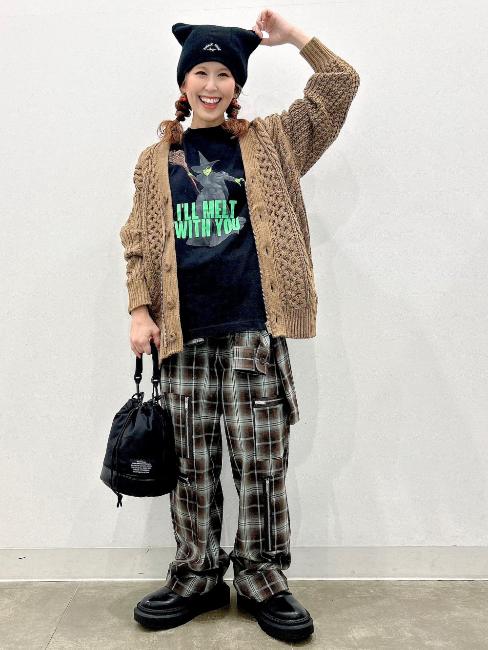 ケーブルカーディガン UNDERCOVER、グラフィックT UNDERCOVER 2